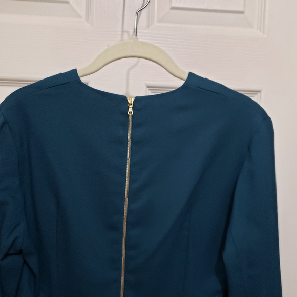 The Fold London Wool Crepe Sheath Dress Size UK 10 - Picture 6 of 12